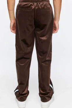 Velour Drawstring Slim-Fit Pants