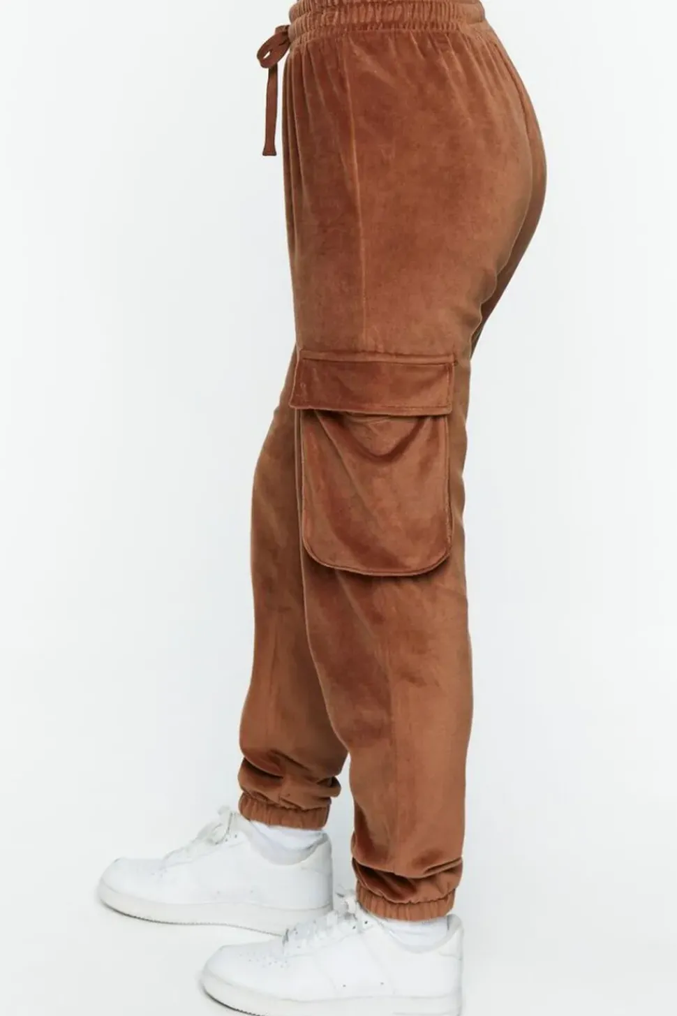 Velour Flap Pocket Joggers