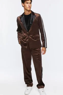 Velour Peak-Lapel Blazer