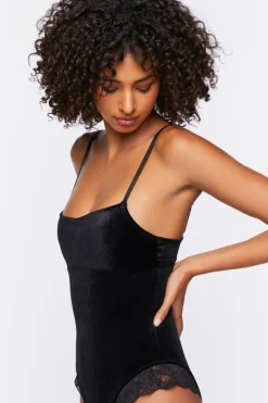 Velvet Lingerie Bodysuit