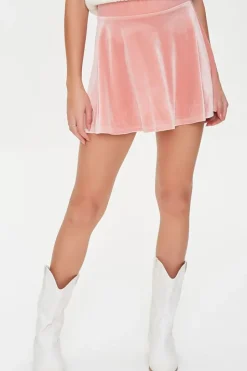Velvet Skater Skirt