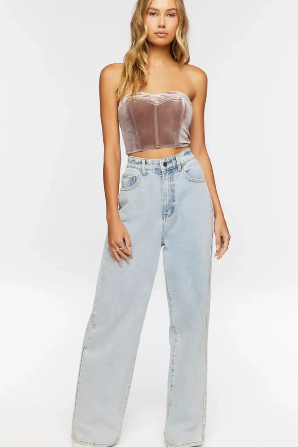 Velvet Sweetheart Tube Top