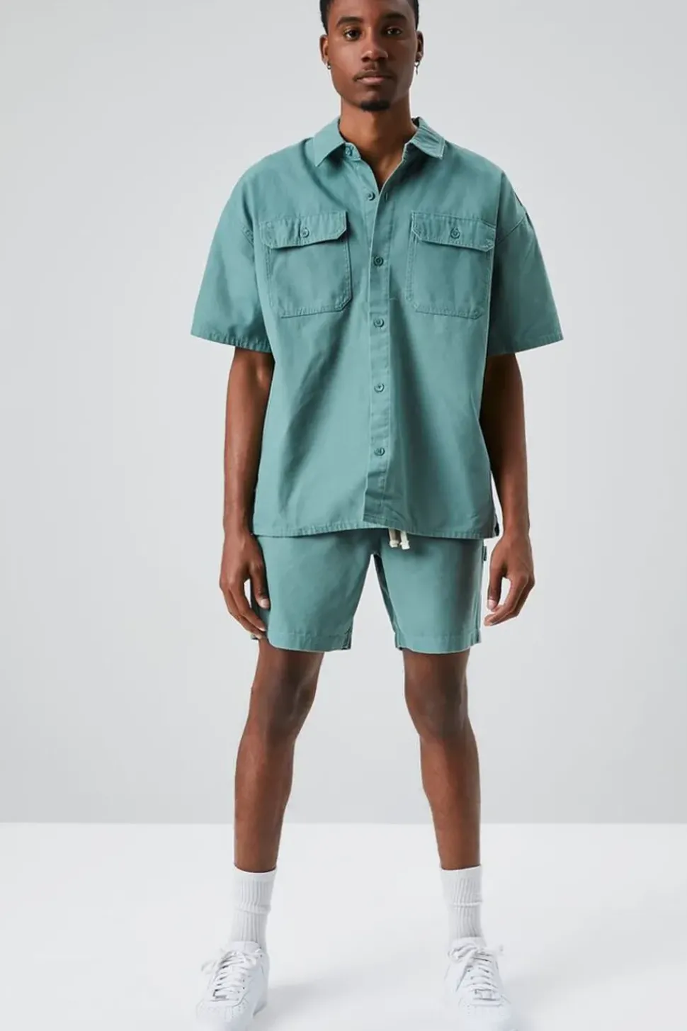 Vented Button-Front Shirt