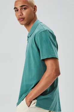 Vented-Hem Polo Shirt