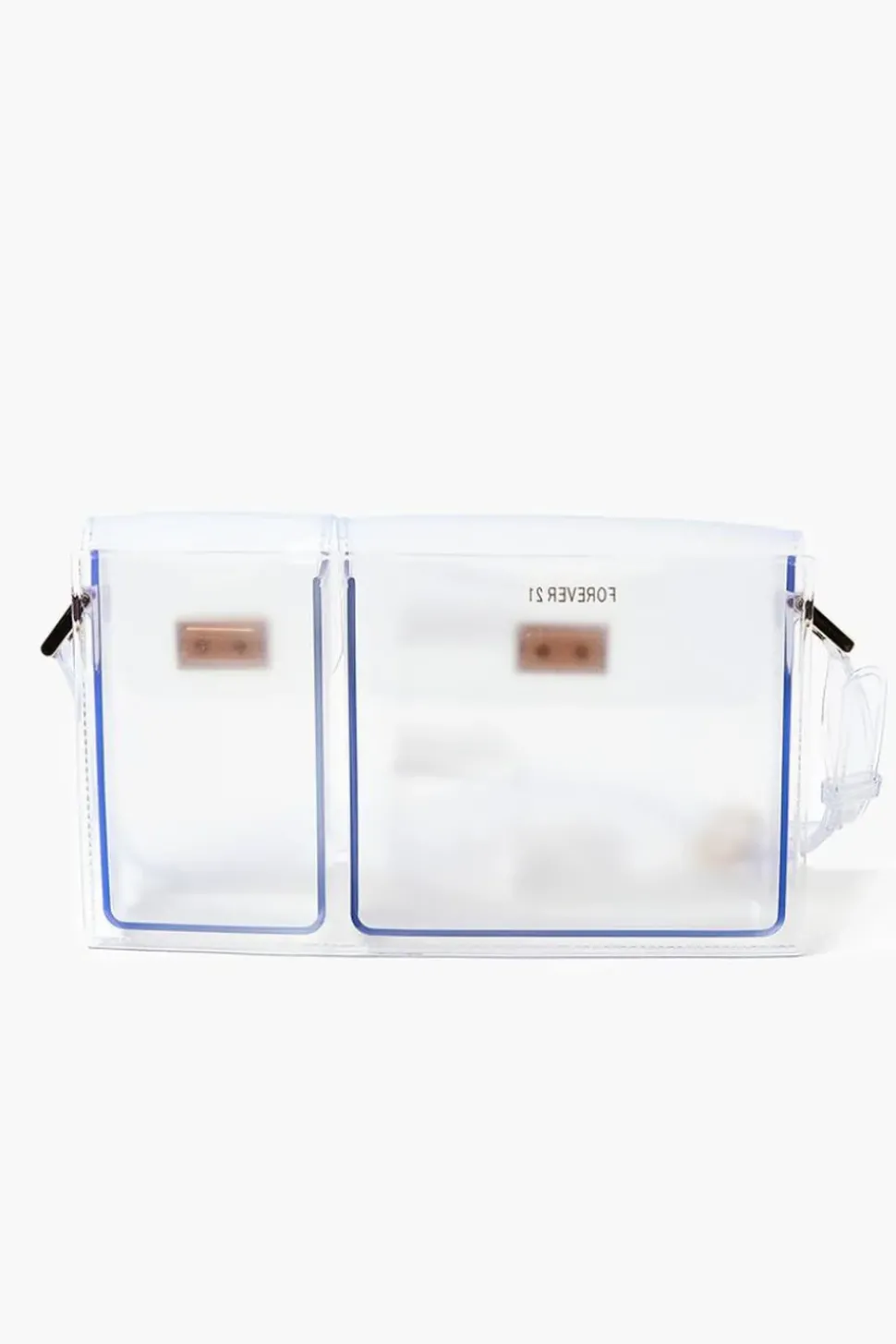 Vinyl Twist-Lock Shoulder Bag