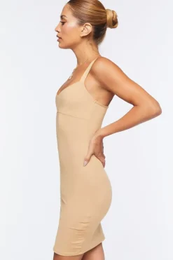 V-Neck Bodycon Mini Dress