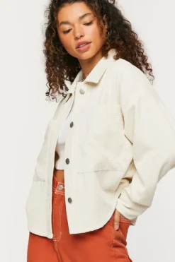 Waffle Corduroy Shacket