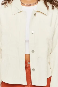 Waffle Corduroy Shacket