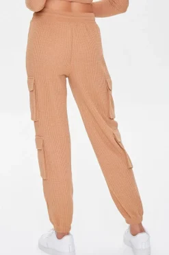 Waffle Knit Cargo Joggers