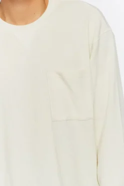 Waffle Knit Long-Sleeve Tee