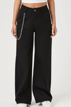 Wallet Chain High-Rise Pants