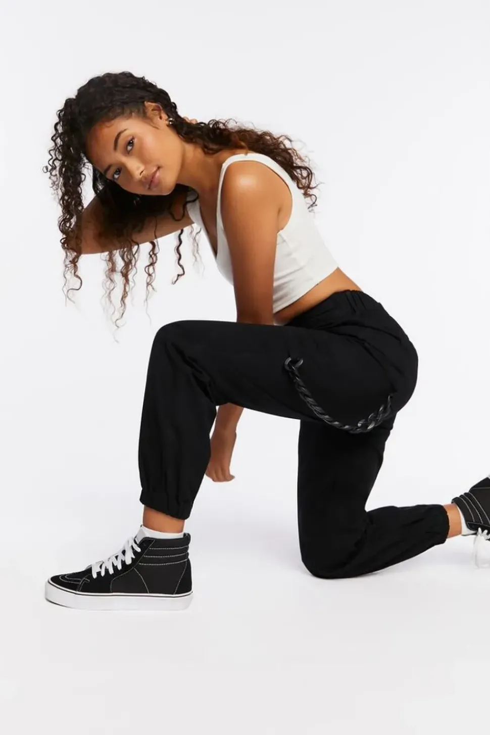 Wallet Chain Twill Joggers