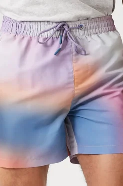 Watercolor Swim Trunks