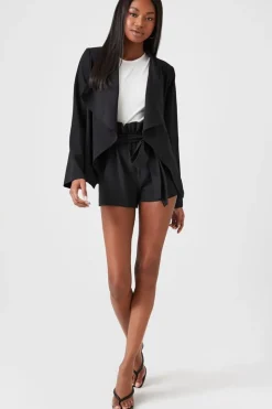 Waterfall Open-Front Blazer
