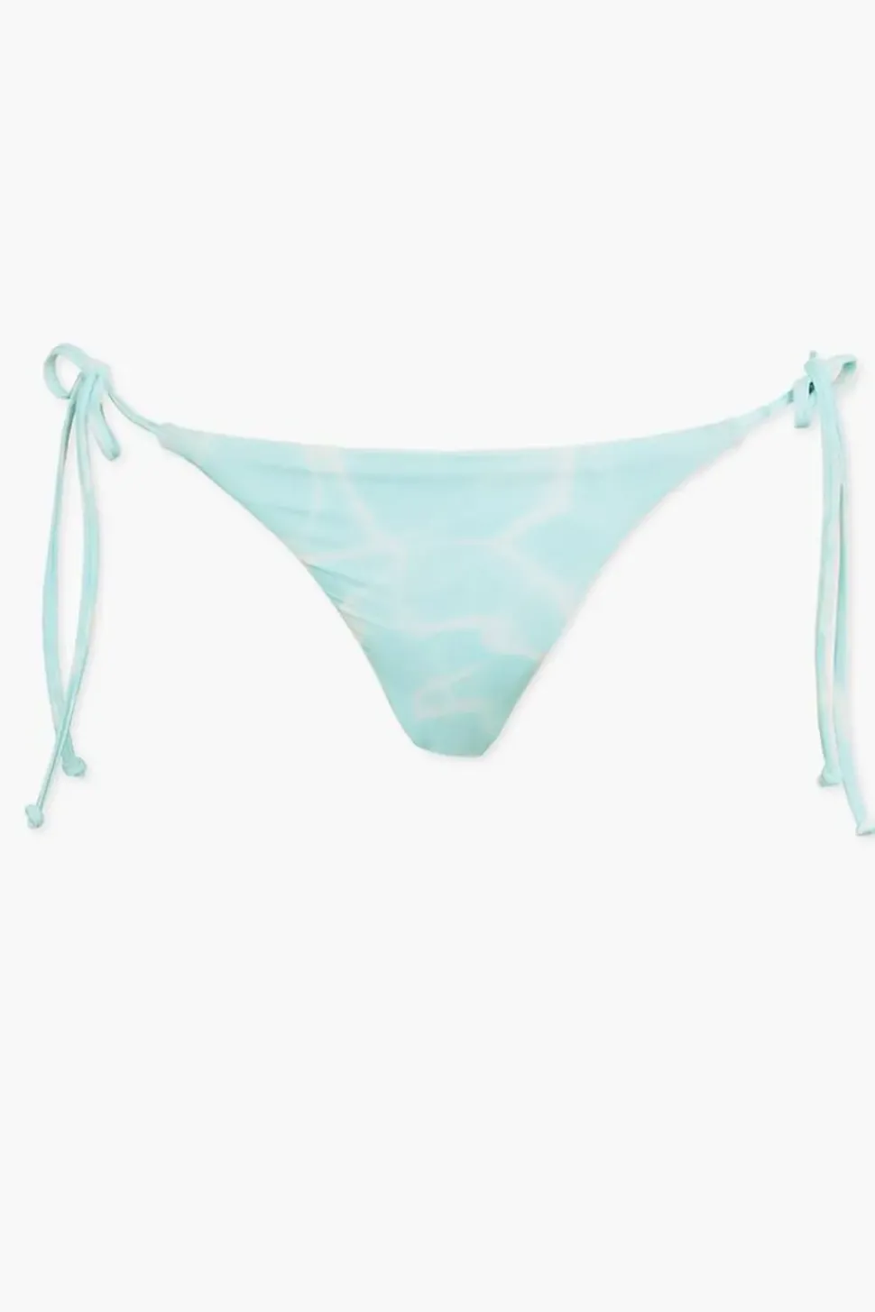 Water Print String Bikini Bottoms