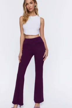 Welt Pocket Flare Pants