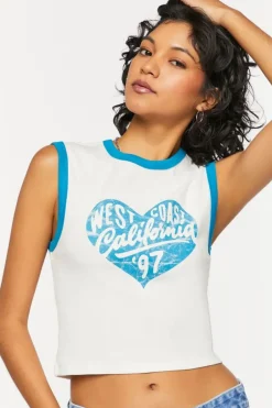 West Coast Ringer Baby Muscle Tee