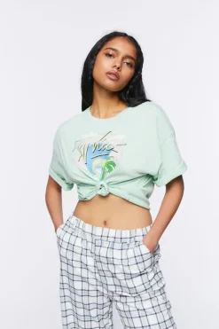 Wham Cropped Graphic Tee