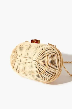 Wicker Clutch Bag