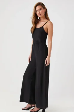 Wide-Leg Cami Jumpsuit