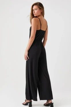 Wide-Leg Cami Jumpsuit