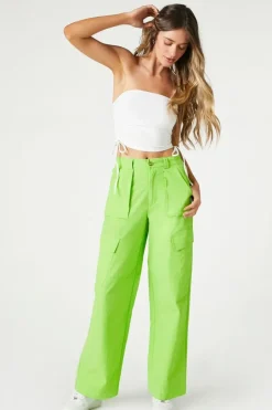 Wide-Leg Cargo Pants