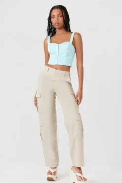 Wide-Leg Cargo Pants