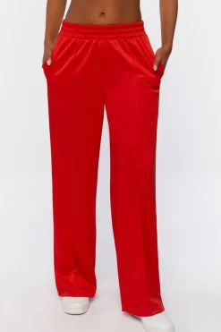 Wide-Leg Mid-Rise Pants
