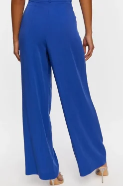 Wide-Leg Pleated Pants