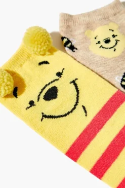 Winnie The Pooh Ankle Socks - 2 Pack