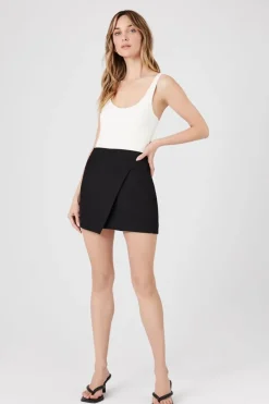 Wraparound Mini Skirt
