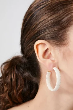 Wrapped Hoop Earrings