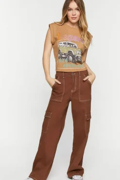 4X4 Adventure Graphic Rolled Muscle Tee