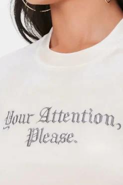 Your Attention Please Crop Top