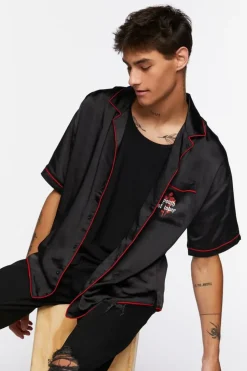 Youth Of Today Graphic Satin Shirt