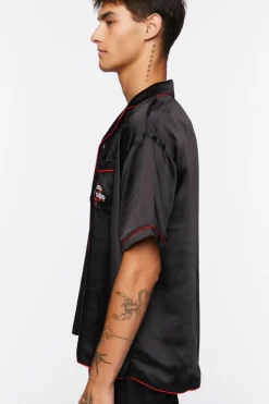 Youth Of Today Graphic Satin Shirt