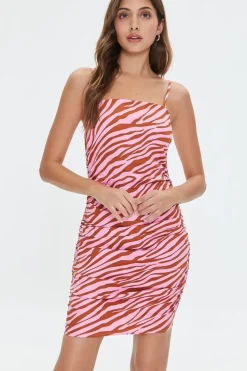 Zebra Print Mini Dress
