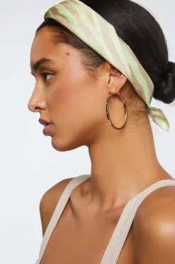 Zebra Print Scarf Headwrap