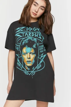 Ziggy Stardust Graphic T-Shirt Dress