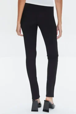Zip-Hem Flare Pants