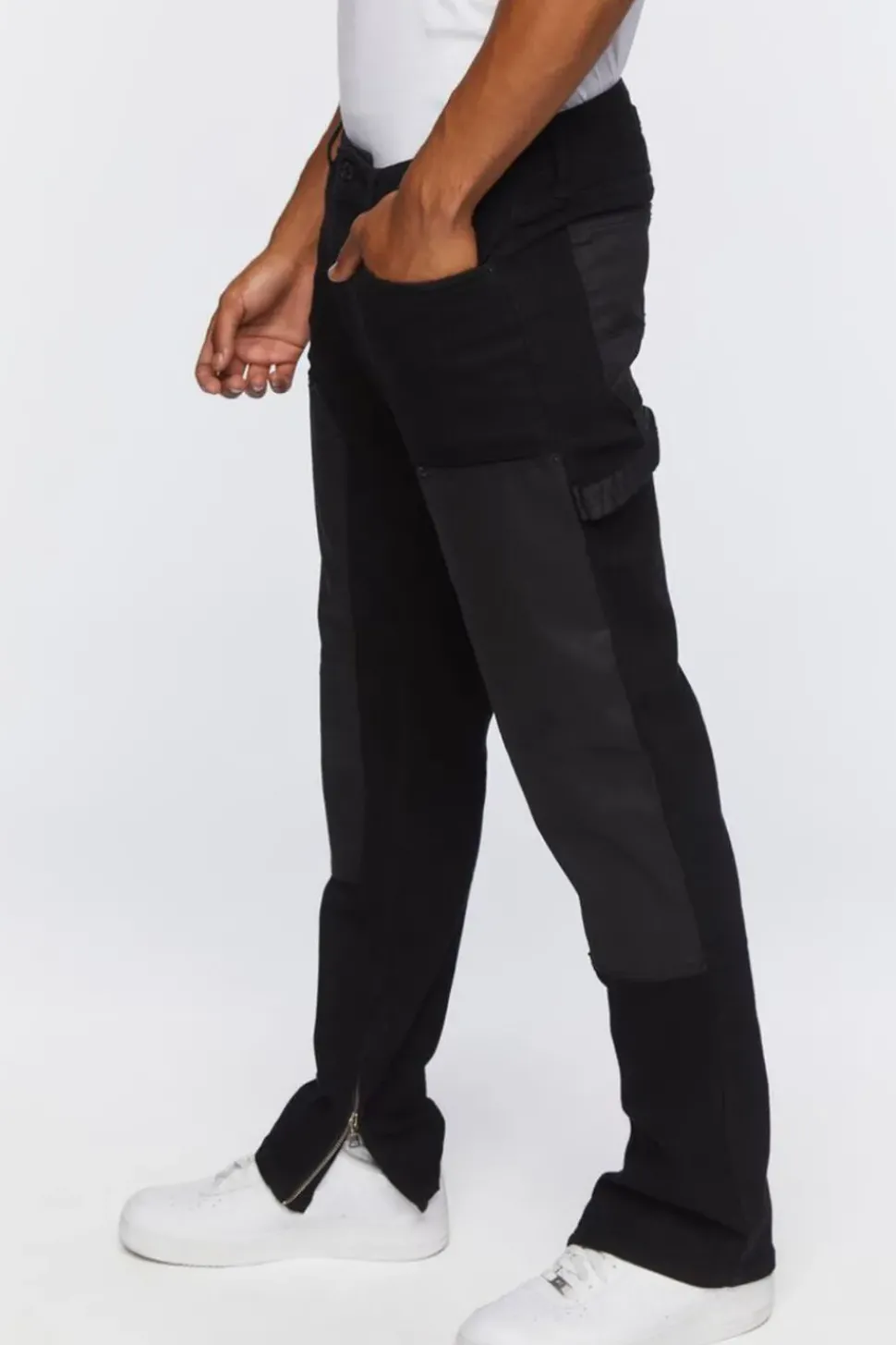 Zip-Hem Slim-Fit Jeans