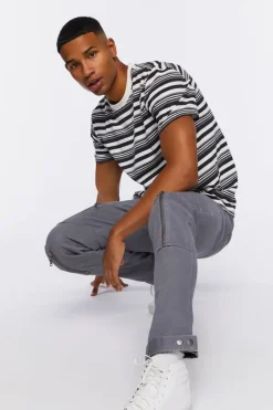 Zippered Skinny Pants