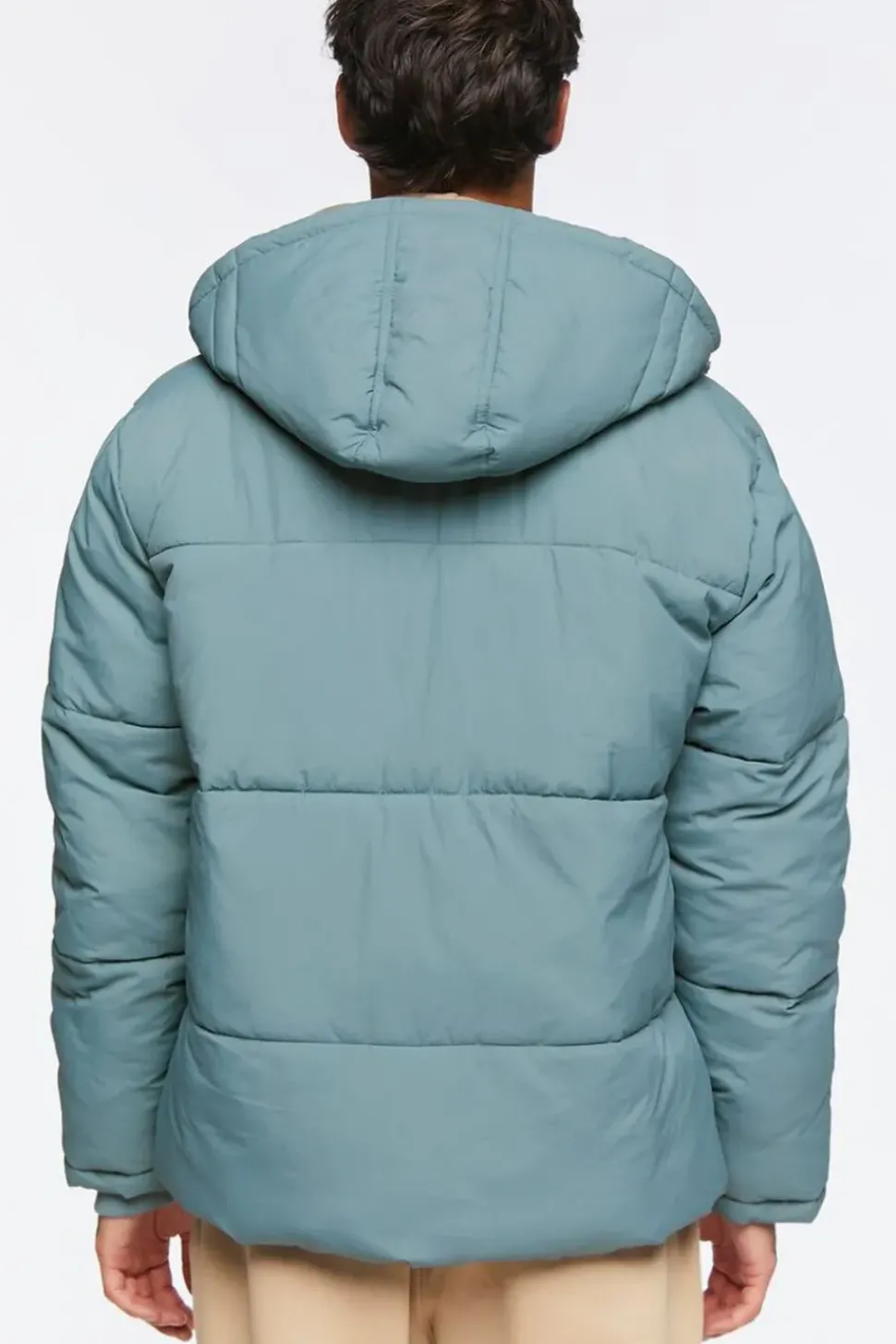 Zip-Up Hooded Puffer Jacket